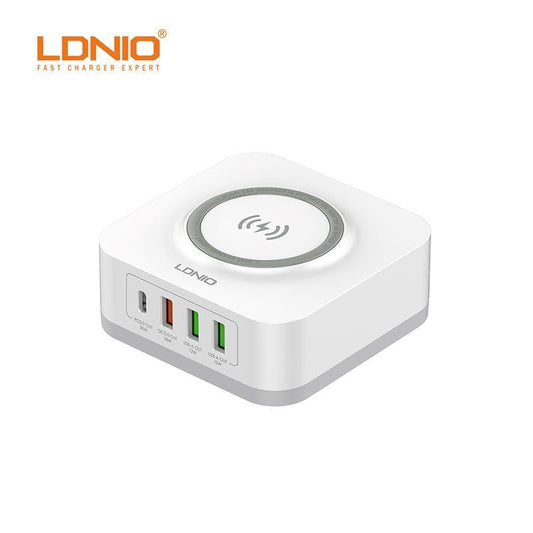 LDNIO Desktop Wireless Charging Station AW004 5 in 1 Charging Station
