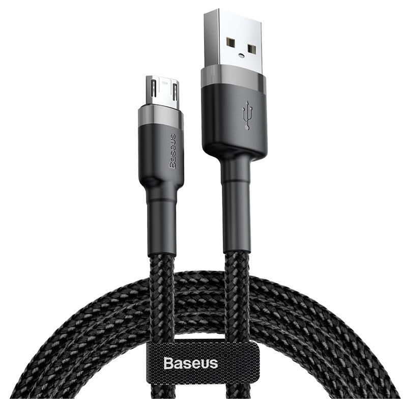 Baseus cafule Cable USB For Micro 1.5A 2M Gray+Black