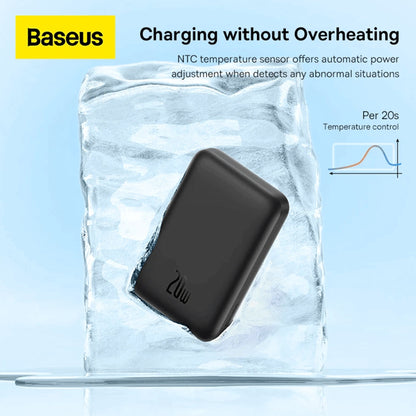 Baseus Magnetic Wireless Charging Power bank 6000mAh 20W Black without overheating